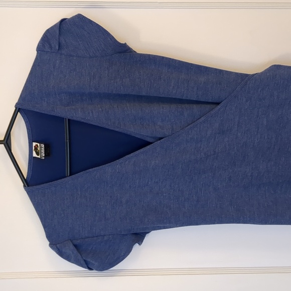 *3/$25 Funkd cap sleeve wrap dress - Picture 2 of 7